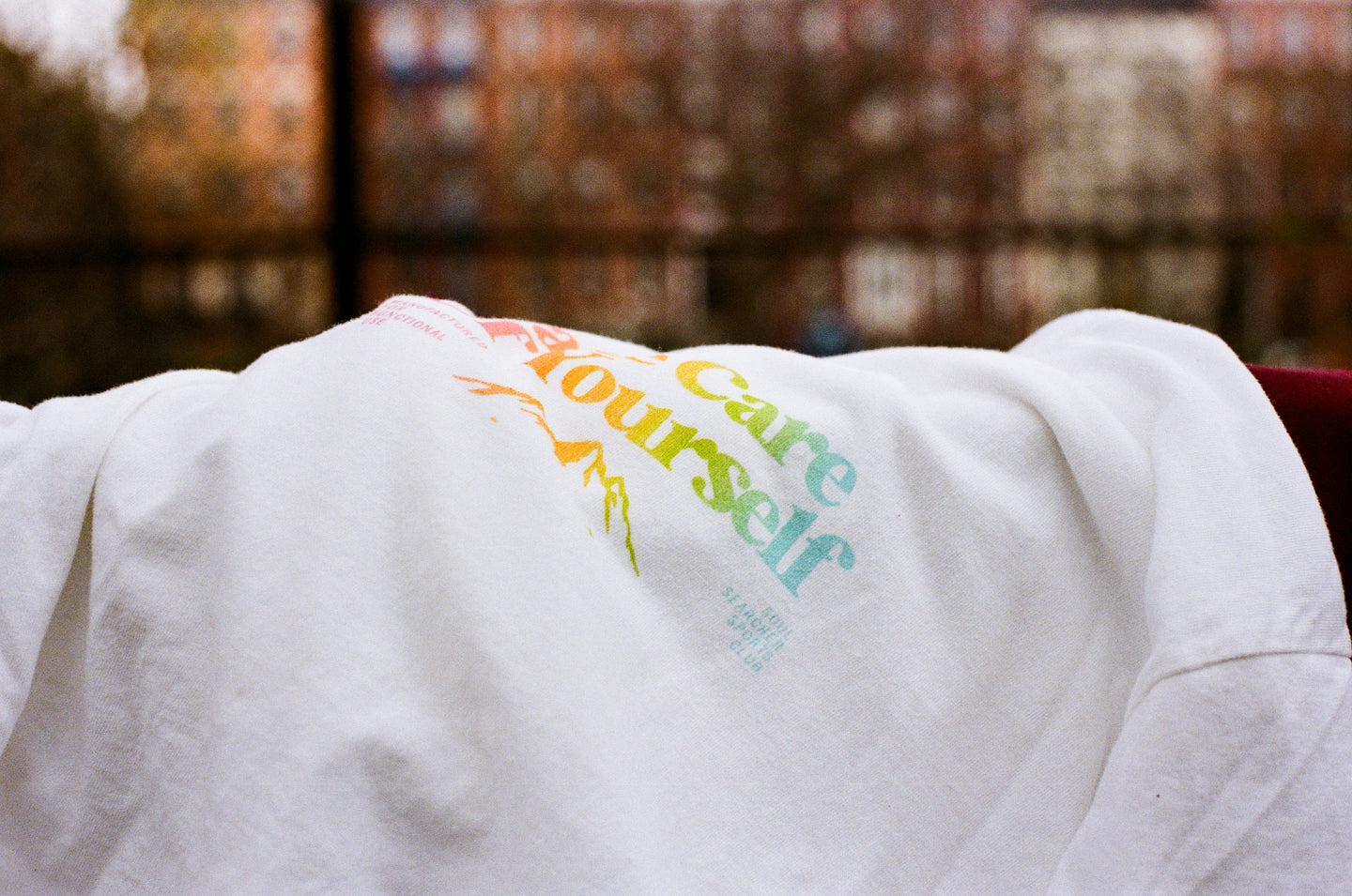 Take Care Of Yourself Garment-Dyed Heavyweight T-Shirt [Berry, Brick, White, Violet, True Navy]