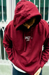 Take Care Of Yourself Embroidered Heavyweight Hoodie [Maroon, Black, Faded Pink, Grey, Forest Green, Military Green, Dusty Rose, Charcoal Heather]